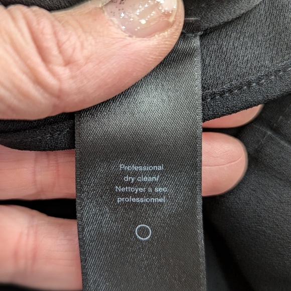 Rag & Bone Black Shift Mini Dress Sz XS Contrast Trim Mod Minimalist Chic - Picture 10 of 11